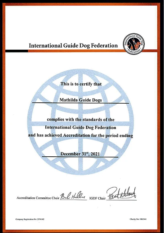 IGDF certifikát